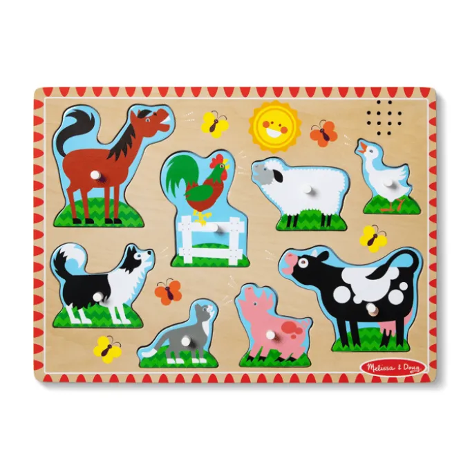 Puzzle mit Ton - Bauernhoftiere