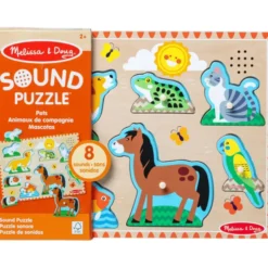 Puzzle mit Ton - Haustiere