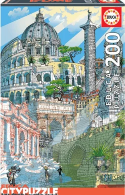 Puzzle m. 200 Teilen - Rom