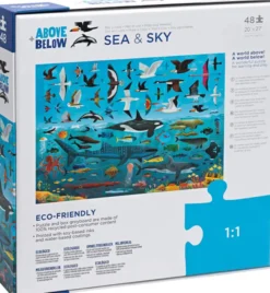 Puzzle - 48 Teile - Drüber/Drunter - Himmel & Meer