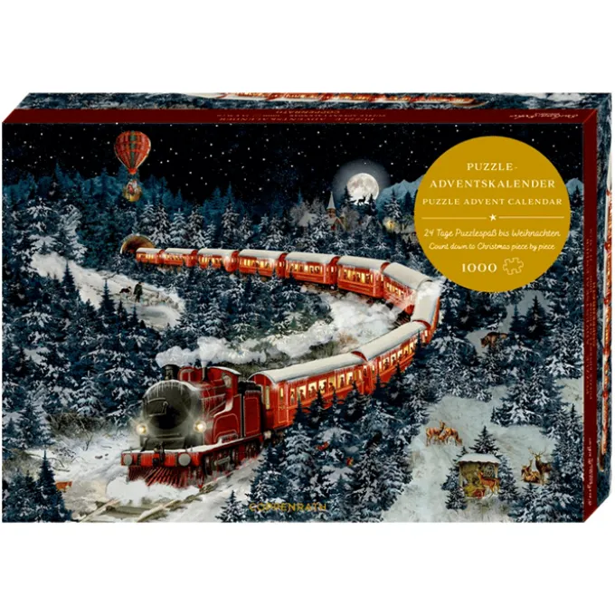 Puzzle - Weihnachtszug, 1000 Teile