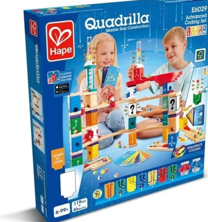 Quadrilla Kugelbahn - Advanced Coding, 165 Teile