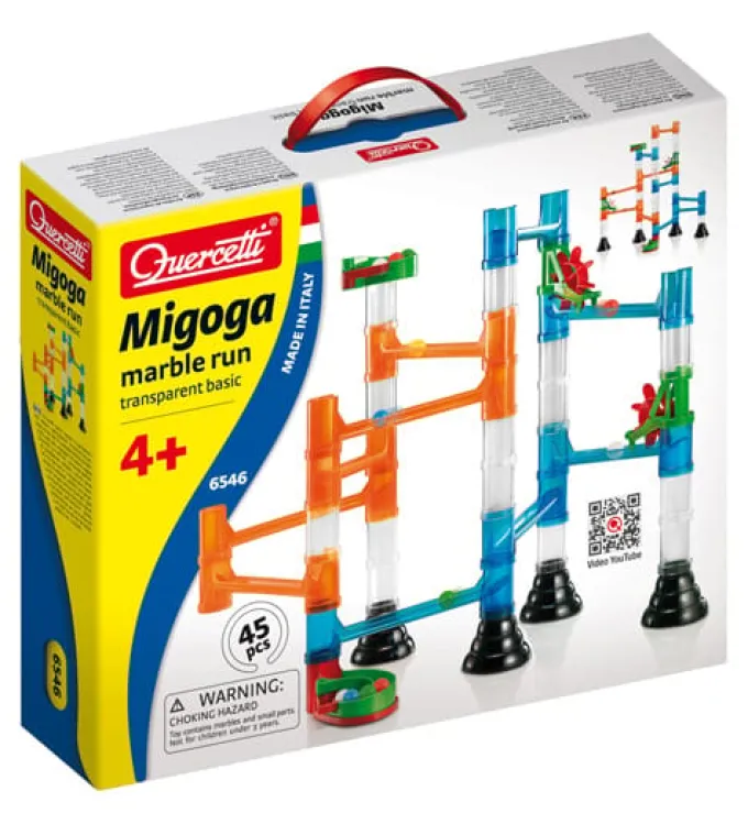 Quercetti Migoga Kugelbahn - Basic transparent
