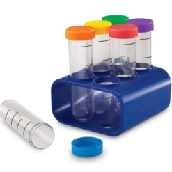 Reagenzglas mit Stativ - riesig, 6 Stk.