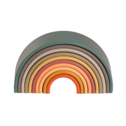 Regenbogen aus Silikon - Natur, 10 Teile