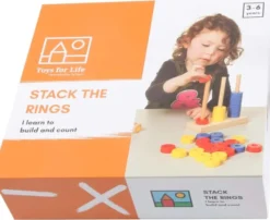 Ringe stapeln - Lerne zu bauen und zählen