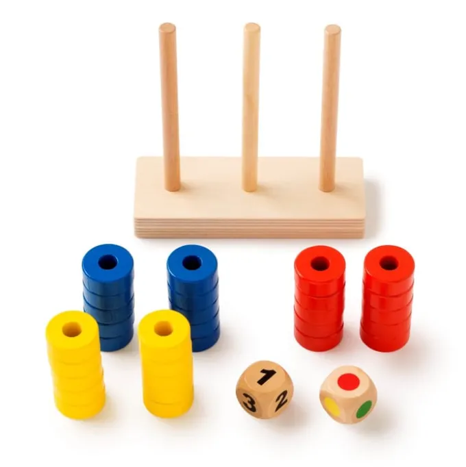 Ringe stapeln - Lerne zu bauen und zählen