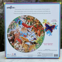 Rundes Puzzle, 500 Teile - Mushrooms