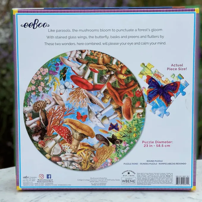 Rundes Puzzle, 500 Teile - Mushrooms