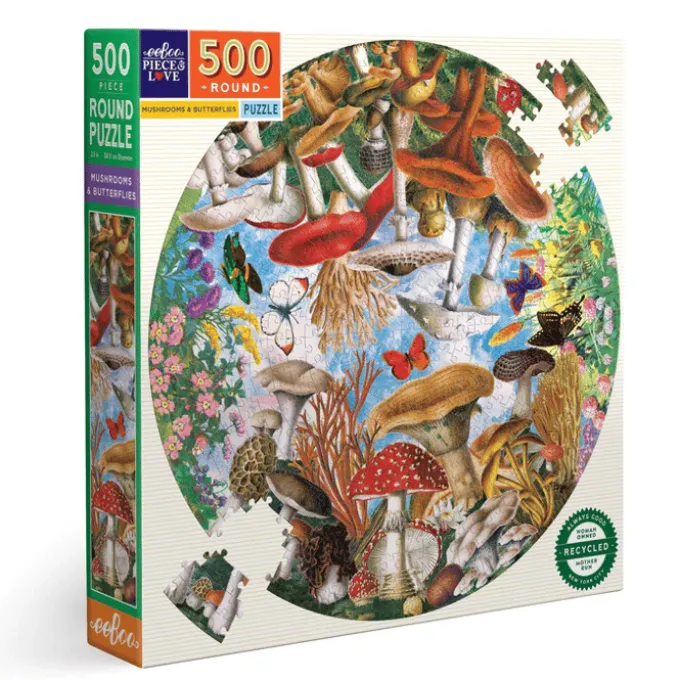Rundes Puzzle, 500 Teile - Mushrooms