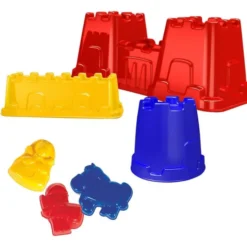 Sandform Burg - mit Figuren