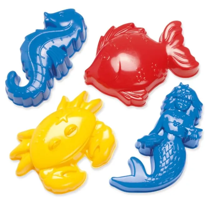 Sandformen - Meerestiere, 4 Teile