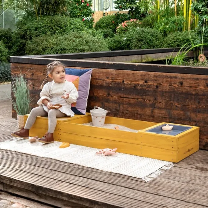 Sandkiste - Space Saver, gelb