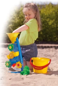 Sandspielzeug - Sandmühle mit Wippe