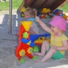 Sand- & Wassermühle, rot