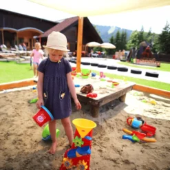 Sand- & Wassermühle, rot