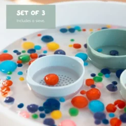 Schalenset f. Sensorikspiele, 3tlg. - grün