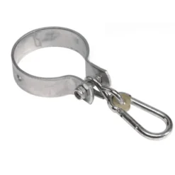 Schaukelhaken rund - mit Karabiner (12 cm)