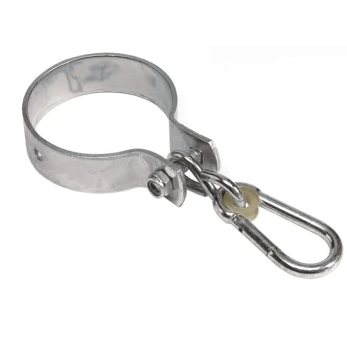 Schaukelhaken rund - mit Karabiner (12 cm)