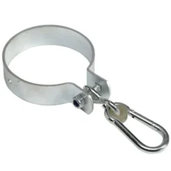Schaukelhaken rund - mit Karabiner (12 cm)