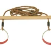 Schaukel - Trapez aus Holz mit Ringen