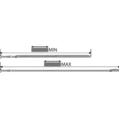 Schaukel Zubehör - justierbares Seil 100 - 185 cm