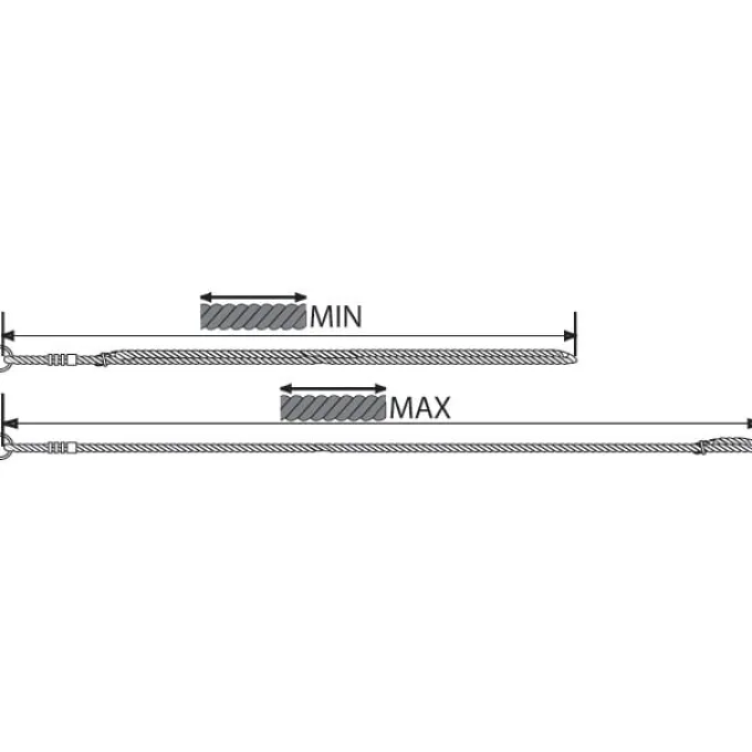 Schaukelzubehör – Seil (55–85 cm), 1 Stk.