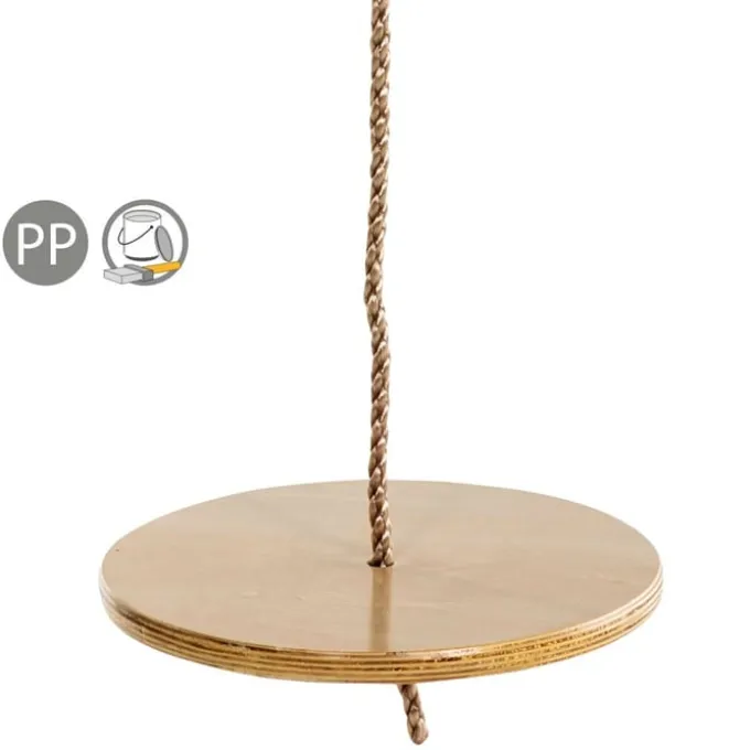 Scheibenschaukel aus Holz - 30 cm