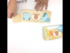 Schichtpuzzle – AnimaBasic, geometrische Tiere