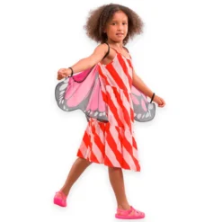 Schmetterlingsflügel, pink (3-8 Jahre)