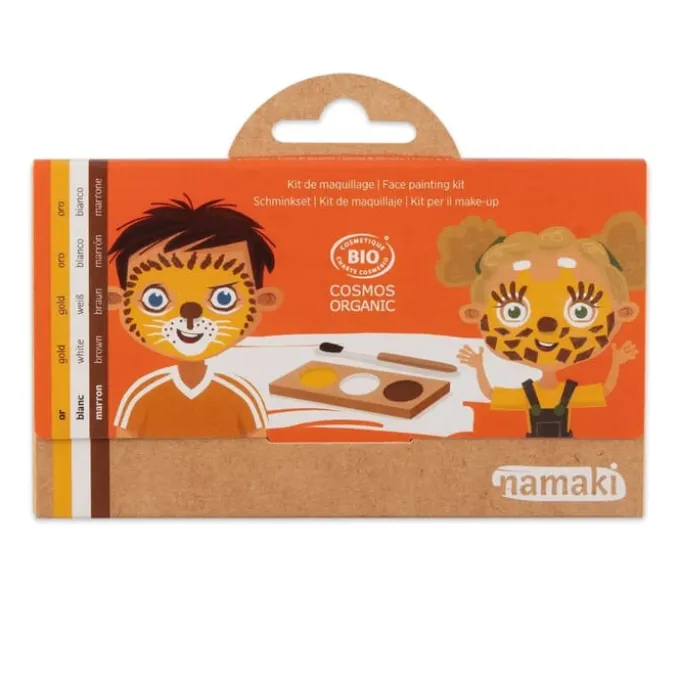 Schminkpalette 3 Farben - Löwe & Giraffe