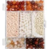 Schmuck Bastelset - Achatperlen, braun & co.