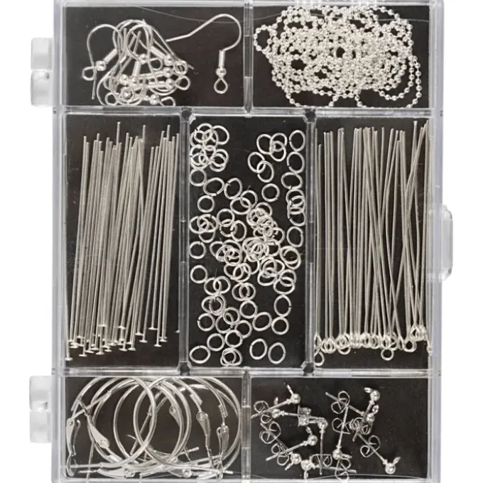 Schmuck selbermachen - Basisset Silberfarben