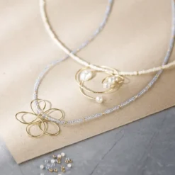 Schmuckset - Halskette mit Draht