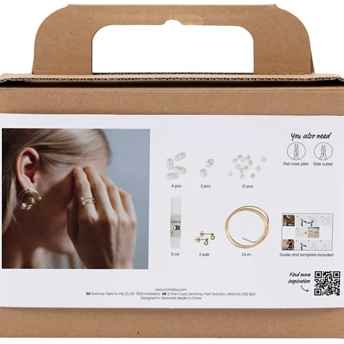 Schmuckset - Ohrringe & Ringe mit Draht