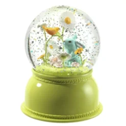 Schneekugel mit Licht - Hase
