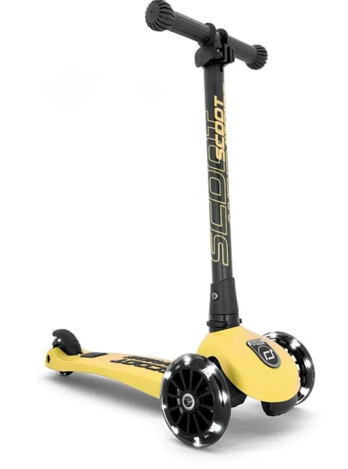 Scooter - Highwaykick 3 mit LED, Lemon