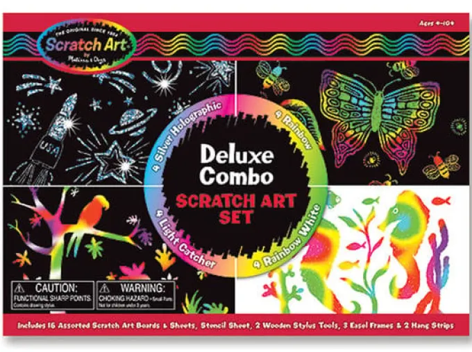 Scratch Art Kratzkunst - Deluxe Set