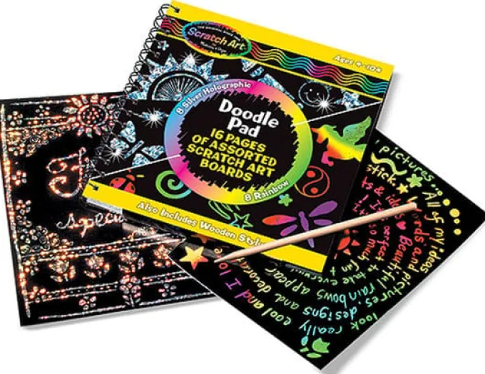 Scratch Art Kratzkunst - Spiralblock