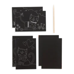 Scratch & Scribble Mini - Cutie Katzen