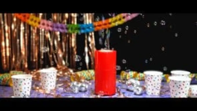 Seifenblasenmaschine – Feuerwerk
