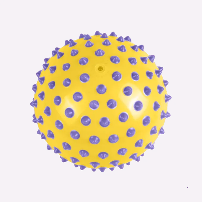 Sensorikball (ohne Luft), Gelb/Lila - 18 cm