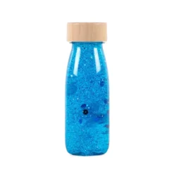 Sensorikflasche - Glitzer, blau