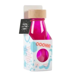 Sensorikflasche - Glitzer, glow-pink