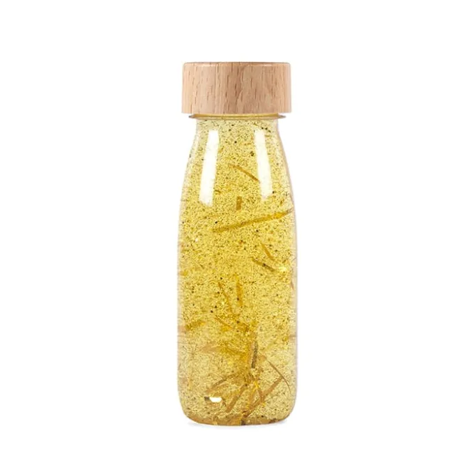 Sensorikflasche - Glitzer, gold