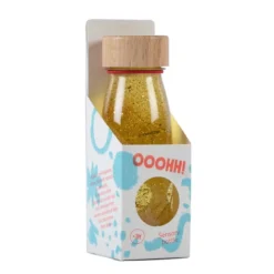 Sensorikflasche - Glitzer, gold