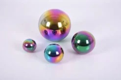Sensorikkugeln aus Stahl - Regenbogen, 4 Stk.