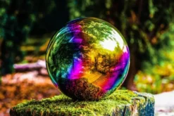 Sensorikkugeln aus Stahl - Regenbogen, 4 Stk.