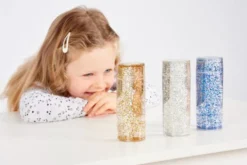 Sensorikröhre - Glitzersturm, 3 Stk.