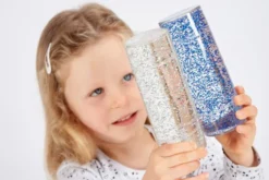 Sensorikröhre - Glitzersturm, 3 Stk.